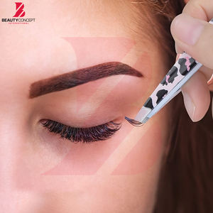 Pince à épiler de précision ultra-precise à pointe diamantée, style dernier cri, personnalisée, pour le modelage professionnel des cils et des sourcils - Product Image 5