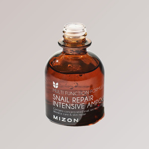ผลิตภัณฑ์ดูแลผิวหน้าสัญชาติเกาหลี K-Beauty Mizon Snail Repair Intensive ampoule 30 มล. ผลิตในเกาหลี เซรั่มบำรุงผิวสำหรับทุกเพศ - Product Image 2