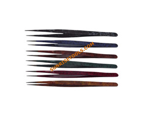 SUNTOOLS/STIPL Ensemble de pinces à épiler rondes en plastique pour la fabrication de bijoux DIY, multicolores, 8 pièces - Product Image 2
