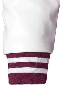 เสื้อแจ็คเก็ตผู้ชายแบบมีปักลาย OEM ผ้าฟลีซ แขนผ้าฝ้าย คอตั้ง สไตล์วินเทจ บีส์บอล เลตเตอร์แมน กันน้ำ แฟชั่นแนวสตรีท - Product Image 5