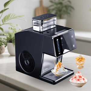 44-Pound 24-Hour Stainless Steel Snowflake Ice <b>Cream</b> <b>Maker</b> with BPA-Free PVC Construction LED Display Auto-Cold Storage - Product Image 1