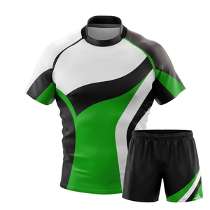 Uniformes de Rugby Personalizados al por Mayor, Modelo 2026, Cómodos, Transpirables, Tallas Grandes, con Impresión por Transferencia de Calor en la Parte Delantera, de Secado Rápido, para Liga - Product Image 3