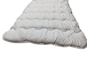 Surmatelas matelassé en microfibre rafraîchissant, 400 fils, blanc uni, lavable en machine, toutes saisons, pour la maison et l'hôtellerie - Product Image 4
