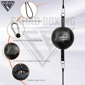 2026 Pakistan Made Customized Logo Print Roof To Ceiling <b>Ball</b> For <b>Boxing</b> & MMA Training PU Genuine Leather Punching <b>Ball</b> - Product Image 5