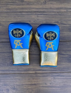 No Boxing No Life High Quality MMA Boxing <b>Gloves</b> Cowhide Leather Lace-up Non-Slip Stretch Adjustable Wrist Strap Adult Use - Product Image 3