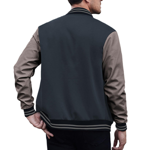 Chaqueta de Invierno Letterman con Cuello Acanalado de Color Personalizado de Buena Calidad, Precio al por Mayor, Corte Regular, Chaquetas de Béisbol para Hombre - Product Image 2