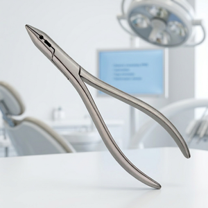 Pince de pliage et de coupe manuelle universelle orthodontique en acier inoxydable de haute qualité pour fil de guidage dentaire, 15 cm, ergonomique, Classe I - Product Image 2