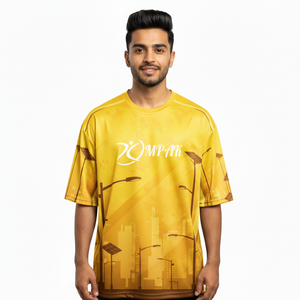 Camiseta Urbana Casual Oversize Sublimada para Hombre, Estilo Holgado y Moderno - Product Image 1