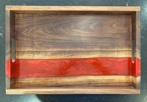 Bandeja Ecológica 100% Natural de Madera y Resina, Venta al por Mayor, Bandeja para Servir, Uso en el Hogar, Hoteles y Restaurantes - Product Image 2