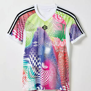 Maillot de football américain de sublimation haut de gamme pour hommes, personnalisé, col en V, manches courtes, respirant, t-shirt de sport, streetwear respirant - Product Image 5