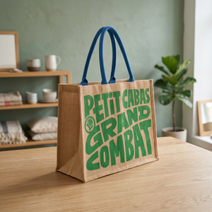 Factory Direct Natural Jute <b>Tote</b> <b>Shopping</b> <b>Bags</b> Durable Reusable Carry <b>Bags</b> with Reinforced Handles for Grocery Stores Retail - Product Image 6