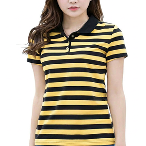 Chemises à manches courtes pour femmes, tissu tricoté 100% coton, 220g, anti-rides, décontractées, à porter au quotidien, POD - Product Image 6