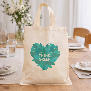 Bolso de Mano de Lona Negra 100% Natural y Ecológico, Personalizable, Bolsa de Compras de Algodón Biodegradable y Duradera, Estilo Abierto del Oeste de Bengala - Product Image 4