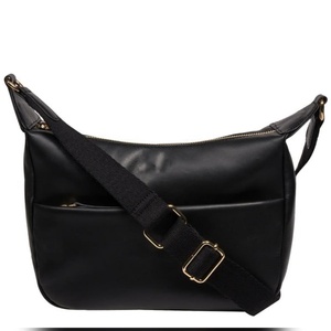 Sac bandoulière élégant en cuir noir pour femme avec poche avant zippée et sangle réglable – Fabricant et fournisseur - Product Image 6
