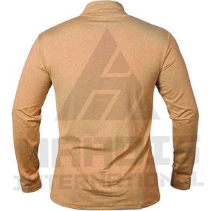 Camiseta de Manga Larga con Cuello y Corte Ajustado, Nuevo Estilo, Diseño Moderno con Paneles de Color en Contraste, Camiseta de Algodón para Hombre - Product Image 6