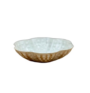 Tazón de Metal blanco hecho a mano para tarro de vela de hierro con relleno de cera para decoración mínima del hogar y tarros Premium con estilo de mesa - Product Image 1