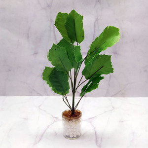 Miniature Bonsai Plant Dollhouse Green Plant Model <b>Artificial</b> Bonsai <b>Tree</b> for Fairy Garden DIY Decor for age 14+ - Product Image 2