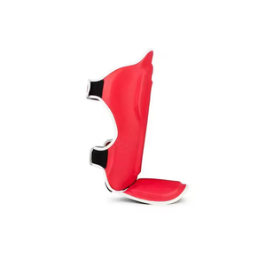 Protège-tibias en cuir rembourrés pour MMA, protection du cou-de-pied, respirants, professionnels, pour entraînement intensif de kickboxing, arts martiaux, protège-jambes de karaté - Product Image 6