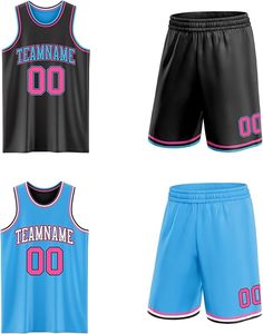 Uniforme de Baloncesto Personalizado de Alta Calidad – Camiseta y Pantalones Cortos Sublimados 100% Poliéster - Product Image 2