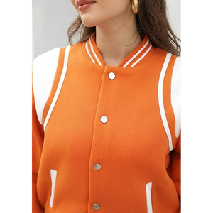 Premium Womens Varsity Jacket Fashion Letterman Bomber Jacket Wholesale Manufacturer USA - Product Image 3