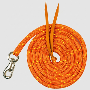Cuerda de Algodón Trenzada Hecha a Medida para Caballos con Mosquetón de Latón Sólido para Entrenamiento y Equitación - Product Image 1