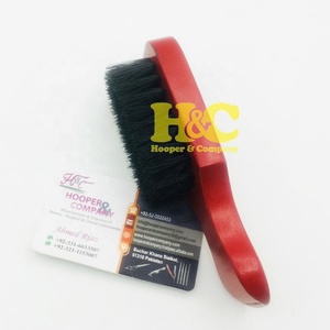 Nouveautés : Brosse à cheveux avec manche en bois, peigne de coiffure blanc personnalisable, confortable pour les salons de coiffure, emballage avec logo - Product Image 5