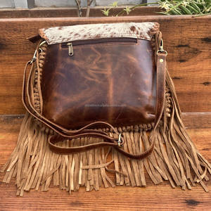 กระเป๋าสะพายข้างหนังวัวคุณภาพสูงสำหรับผู้หญิงกระเป๋าหนังแท้แฟชั่นทันสมัย - Product Image 5