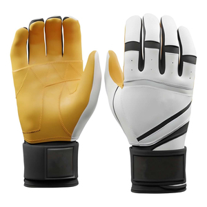 Guantes de béisbol de piel sintética al por mayor para bateo, guantes de invierno para sóftbol para lanzadores con cierre de gancho y bucle, ecológicos, OEM ODM - Product Image 1