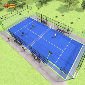 Cancha de Pádel Panorámica de Lujo, Equipamiento para Clubes Deportivos de Alta Gama, Venta Directa de Fábrica al Por Mayor - Product Image 5
