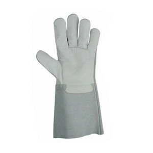 Gants de soudage en cuir confortables avec doublure douce - Conception cousue pour une durabilité accrue, compatibles avec les écrans tactiles, pour une utilisation en extérieur - Product Image 1