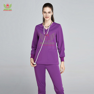 ชุดยูนิฟอร์มสครับขายดีอันดับต้นๆ ชุดพยาบาลมีกระเป๋า ชุดยูนิฟอร์มสครับสำหรับบุคลากรทางการแพทย์ ชุดยูนิฟอร์มสครับสำหรับฤดูร้อน ชุดยูนิฟอร์มสครับสำหรับโรงพยาบาล - Product Image 4