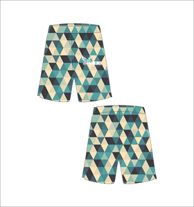 Ferocious Clothing <b>Men</b> s Geometric Pattern Board <b>Shorts</b> Plus Size Elastic Waist Sublimation Print Casual <b>Short</b> <b>Shorts</b> Wholesale - Product Image 1
