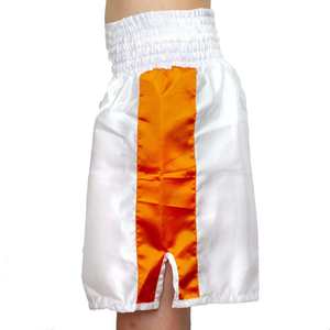 Shorts de boxe Pro-Series drapeau mexicain : Trunks de compétition en satin vert, blanc et rouge pour l'entraînement professionnel - Service OEM personnalisé - Product Image 3