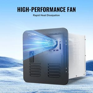 Prestazioni di Comfort ottimizzate 55000BTU RV scaldabagno Tankless doccia istantanea 15X15 pollici telecomando porta nera per - Product Image 5