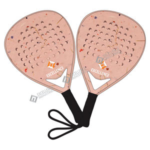 Raquette de paddle légère de qualité supérieure, nouveau design 2026, logo personnalisé, noyau en fibre de carbone 18K, filet en polyester - Product Image 6