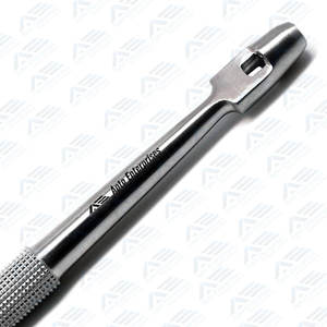 Instrumento quirúrgico de precisión recto punzón de tejido para eliminación de tejido blando y preparación del sitio del implante en odontología y medicina - Product Image 3