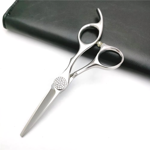 Wholesale High Quality Hair Scissors / Professional Hair Cutting Scissors Stainless Steel <b>Barber</b> Scissor 440C Sharp <b>Blade</b> - Product Image 6