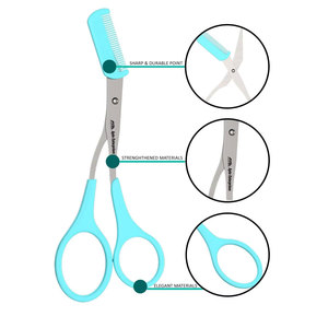 <b>Eyebrow</b> <b>Trimmer</b> With Razors <b>Eyebrow</b> Scissors Comb <b>for</b> Women and <b>Men</b> All in One Shaper Epilator Hair Remover - Product Image 4