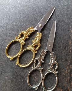 Tijeras de Costura de Acero Inoxidable de Lujo Hechas a Mano con Bordado Vintage, Estilo Antiguo, Decorativas y Grabadas para Sastrería y Manualidades - Product Image 2