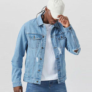 Chaqueta de Mezclilla Desgastada para Hombre Econex Sports, 100% Algodón, Forro de Sherpa Ecológico, Cierre de Cremallera, Corte Casual, Estilo Gótico con Parches de Animales - Product Image 6