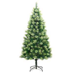 Sapin de Noël artificiel vert articulé avec lumières - Product Image 4