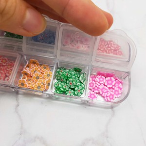 Polymer Clay Flower Slices Miniature Dollhouse <b>Accessories</b> Assorted Colors DIY Craft for ages 14+ - Product Image 6