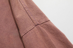 Camiseta Extra Grande de Algodón Rosa Mate de Alta Calidad OEM, Corte Holgado, Estilo Urbano para Hombre - Product Image 5