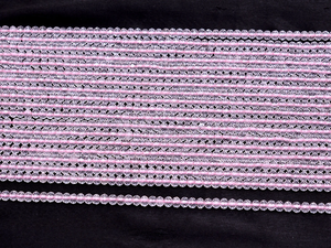 AAA+ Rose Quartz 3mm-4mm Micro Faceted Rondelle Beads Natural Soft <b>Pink</b> Quartz Semi Precious Gemstone Beads For Jewelry Making - Product Image 2