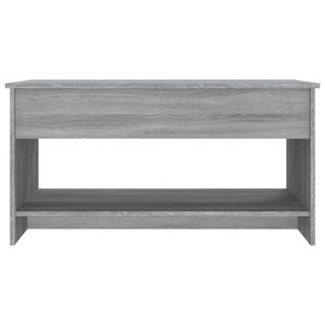 Tavolino in legno ingegnerizzato grigio Sonoma 40.2 "x 19.7" x 20.7 "dimensioni - Product Image 6