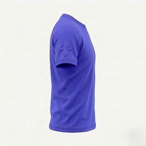 เสื้อยืดผู้ชายดีไซน์คุณภาพสูงสั่งทำพิเศษ เนื้อผ้าฝ้าย 100% สไตล์ลำลอง พิมพ์ลายโดย RIVIAN ATLANTIC - Product Image 3