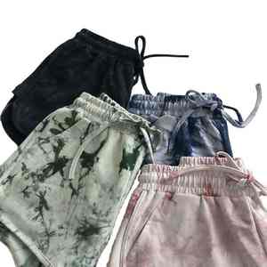 Shorts Deportivos de Cintura Alta de Poliéster para Mujer, Ideales para Senderismo, Aventura, Fitness, Estampado Tie-Dye, Elásticos, para Correr - Product Image 6