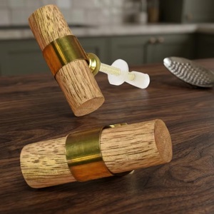 European Luxury Modern T Bar Knobs Wholesale Wood Brass Drawer <b>Door</b> Cabinet <b>Pull</b> <b>Handles</b> Kitchen Bathroom Living Room Wardrobe - Product Image 3