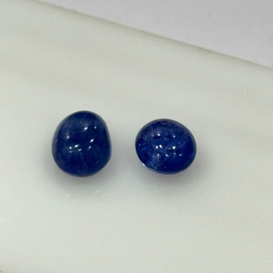 Saphir bleu naturel transparent, cabochons à dos plat en forme de pain de sucre, formes variées, taille libre, saphir birman AAA, pierres précieuses en vrac, vente en gros - Product Image 6