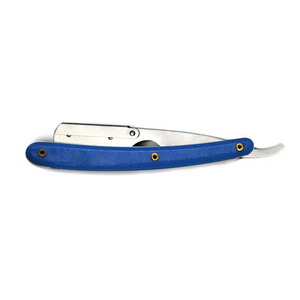 <b>Plastic</b> Handle Straight <b>Edge</b> Shaving Razor with Disposable Blade Single Blade Design - Product Image 2